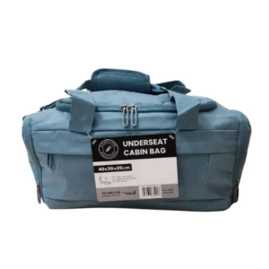Bordlite Underseat Cabin Bag 40 x 30 x 20cm Mustard Colour with Zipped Pocket (Green)